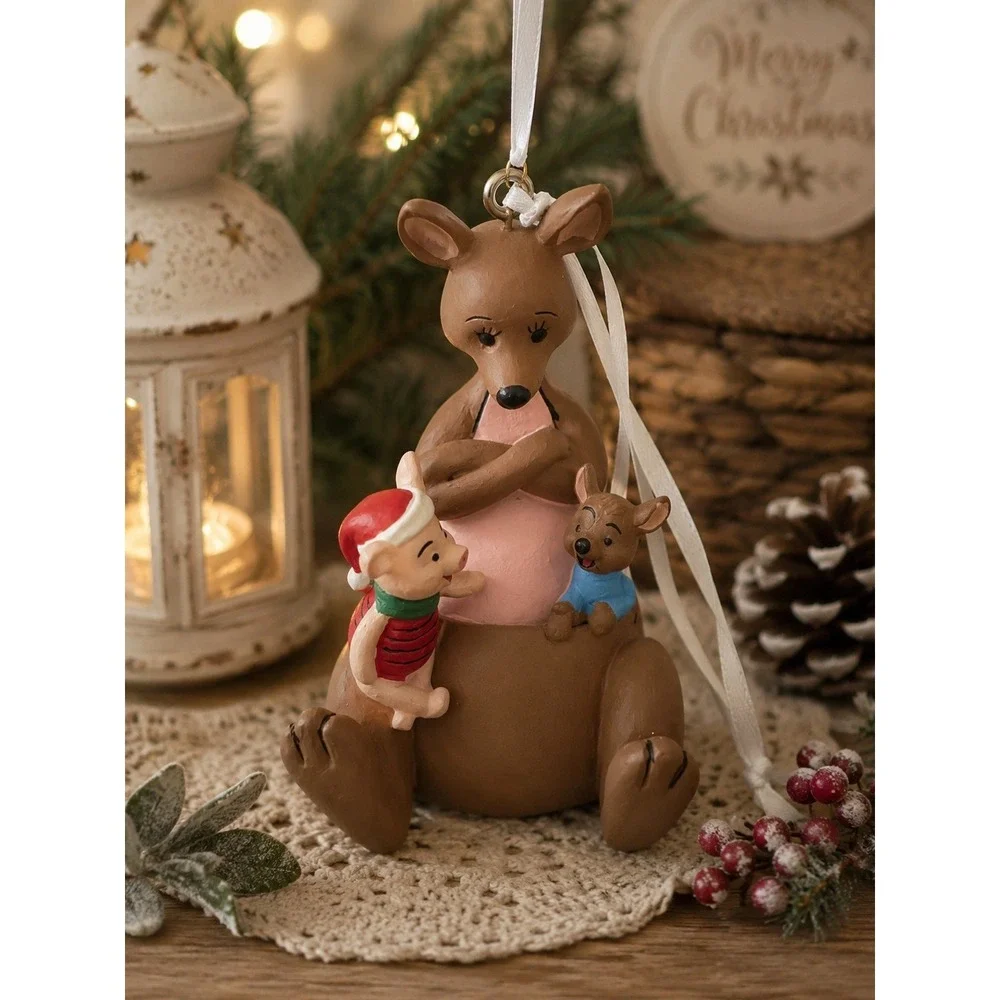 Vintage Disney's Kanga, Roo & Piglet Christmas Ornament Rare 1991